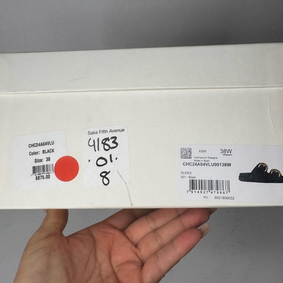 Balenciaga Le Cagole Women’s Slide Sandal Black Colo Size 38 New. - Picture 11 of 11